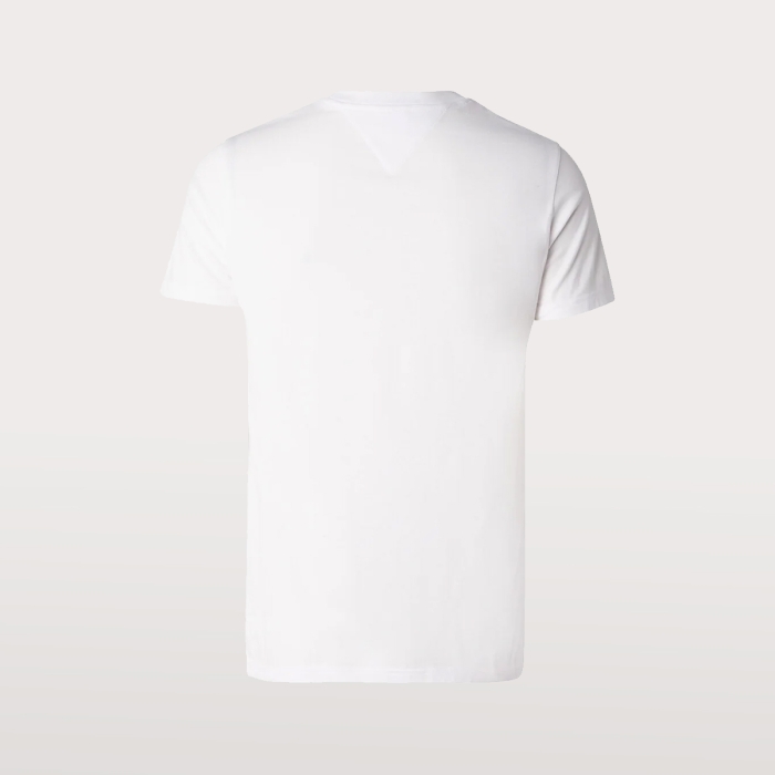 T-Shirt Slim Essential Logo Tommy Jeans - Blanc
