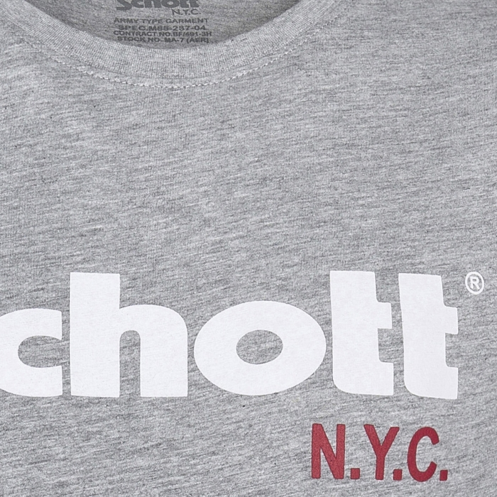 Lot de 2 T-Shirts Schott - Navy / Grey