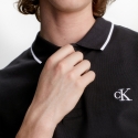 Polo Calvin Klein Logo - CK Black