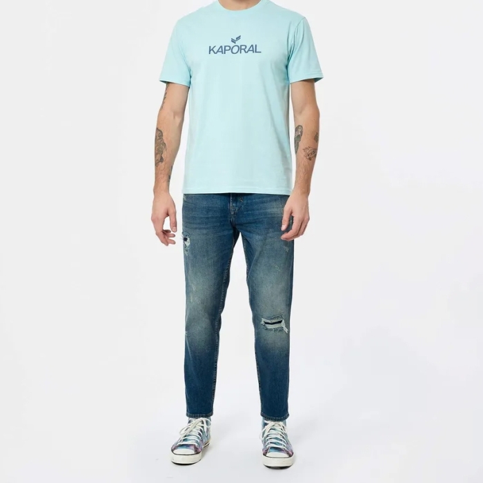 T-Shirt Kaporal Logo - Bleu Ciel