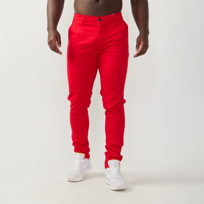 Pantalon Chino Horyzon - Rouge