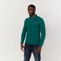 Polo Manches Longues Tommy Jeans Solid - Emeraude
