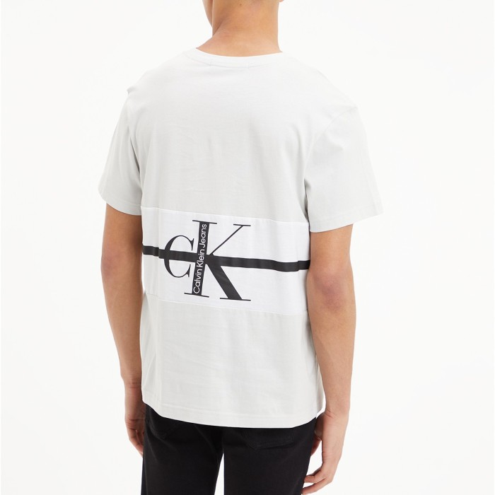 Calvin Klein T-Shirt Logo Dos Blanc